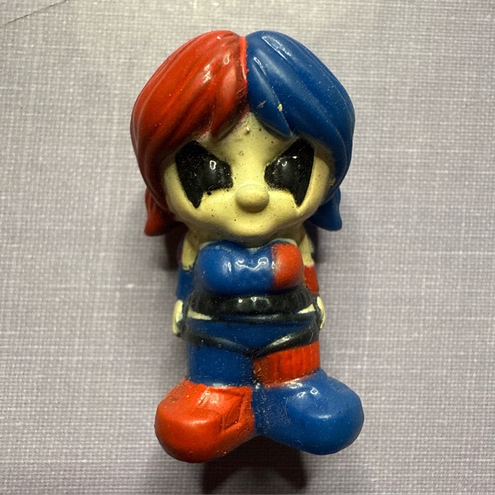 OOSHIES DC Comics Harley Quinn Collection Pencil Topper 1.5" Figure Toy Doll